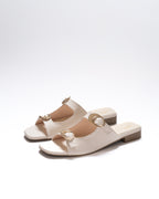 luxe-buckle-aurora-cream-elegant-flat-sandals-chic